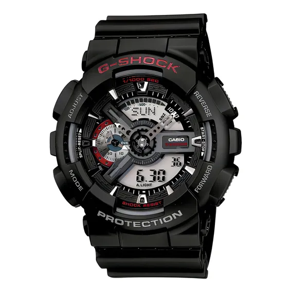 Rel贸gio Masculino Casio G-shock Ga-110-1adr - Preto Foto 1