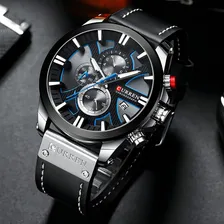 Rel贸gio Masculino Curren 8346 Casual Luxo Foto mini 2