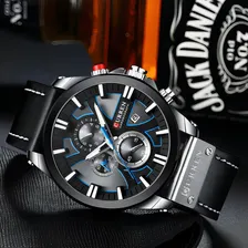 Rel贸gio Masculino Curren 8346 Casual Luxo Foto mini 4