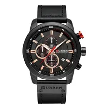 Rel贸gio Masculino Curren Luxo Quartzo 8291 Foto mini 3