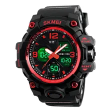 Rel贸gio Masculino Esportivo Digital Skmei 1155 Vermelho Foto mini 1