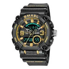 Rel贸gio Masculino Esportivo Militar Smael 8052 Foto mini 1