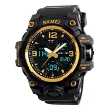 Relógio Masculino Esportivo Skmei 1155b Dourado Foto  mini 1
