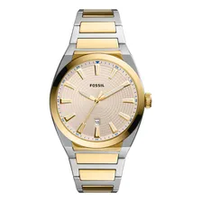 Relógio Masculino Fossil Social Prata E Dourado Original Foto  mini 1
