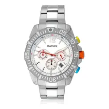 Rel贸gio Masculino Magnum Anal贸gico Ma33102q - Prata Foto mini 1
