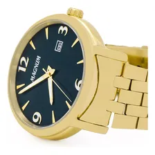 Relógio Masculino Magnum Dourado Elegante Original Ma34594a Foto mini  3