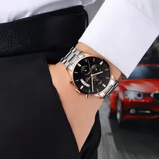 Relogio Masculino Nibosi 2309 Anti Risco Funcional Luxo Foto mini 3