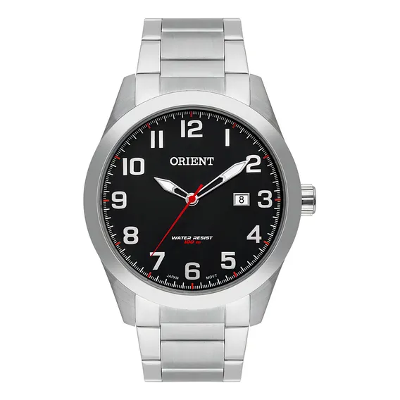 Relogio Masculino Orient A Prova Dagua Inox Mbss1360 P2sx Foto 1