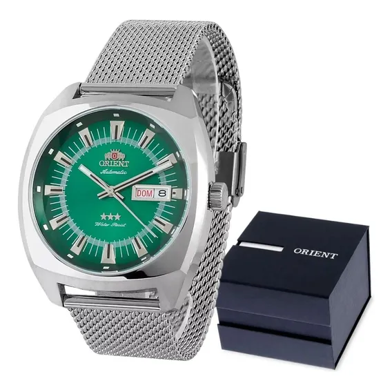 Relógio Masculino Orient Automático F49ss011 E1sx Original Foto 1