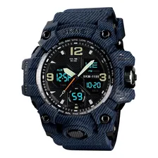 Rel贸gio Masculino Skmei 1155 Esportivo Prova D'谩gua Foto mini 1