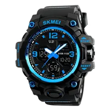 Relógio Masculino Skmei 1155 Esportivo Prova D'água Azul Foto mini 1