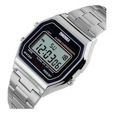 Rel贸gio Masculino Skmei Digital 1123 Prata Foto mini 2