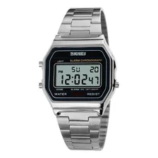 Rel贸gio Masculino Skmei Digital 1123 Prata Foto mini 1