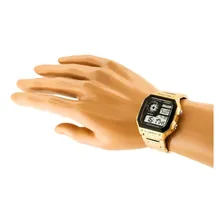 Rel贸gio Masculino Skmei Digital 1335 Dourado Foto mini 2