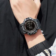 Rel贸gio Masculino Smael 8046 Digital Preto Foto mini 3