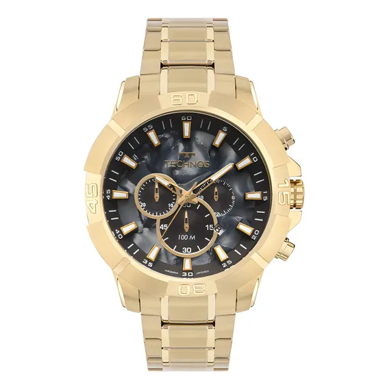 Rel贸gio Masculino Technos Legacy Dourado Foto 1