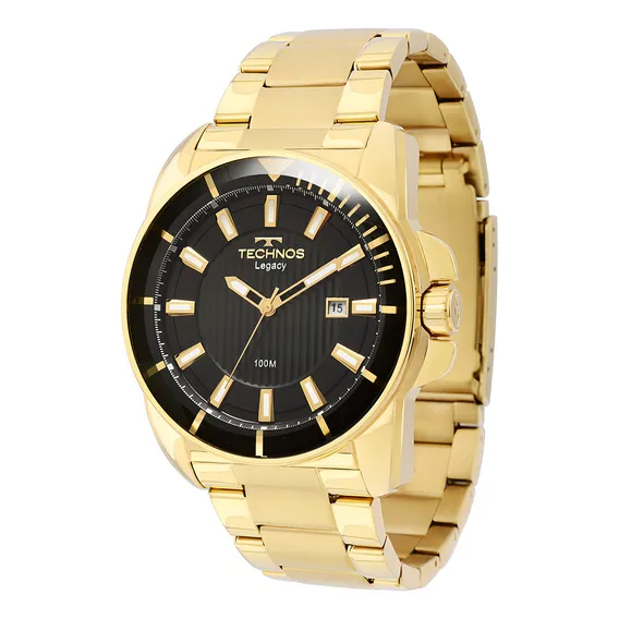 Relógio Masculino Technos Legacy Dourado Foto 1
