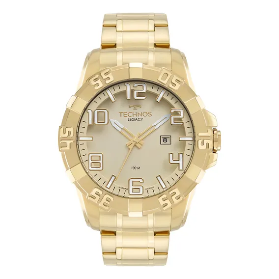 Relógio Masculino Technos Legacy Dourado Garantia 1 Ano Foto 1