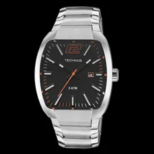 Relógio Masculino Technos Prata Skymaster Performance Racer Quadrado Original Foto  mini 1