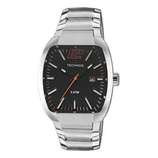 Relógio Masculino Technos Prata Skymaster Performance Racer Quadrado Original Foto mini  2
