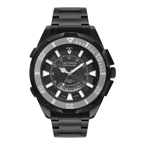 Relógio Masculino Technos Skydiver Preto T205jn/4p Foto 1