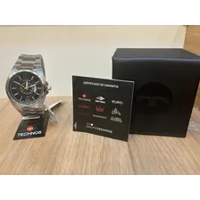 Relógio Masculino Technos Skymaster Prateado Foto mini  3