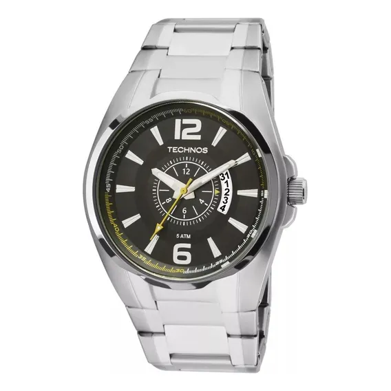 Relógio Masculino Technos Skymaster Prateado Foto 1
