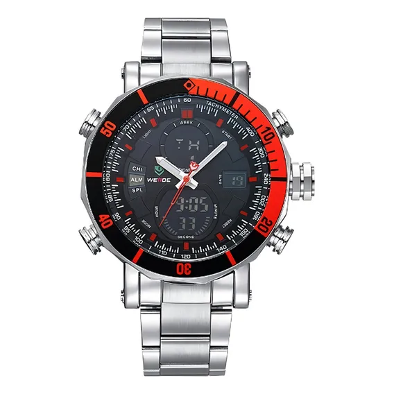 Rel贸gio Masculino Weide Anadigi Wh-5203 Foto 1
