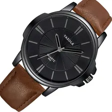 Relógio Masculino Yazole 332 Original Marrom Foto mini  3