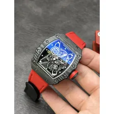 Rel贸gio mec芒nico masculino Richard Mille Sporty Seiko Foto mini 2