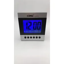 Rel贸gio Mesa Digital Alarme Calend谩rio Temp. Lelong Le-8113 Foto mini 4