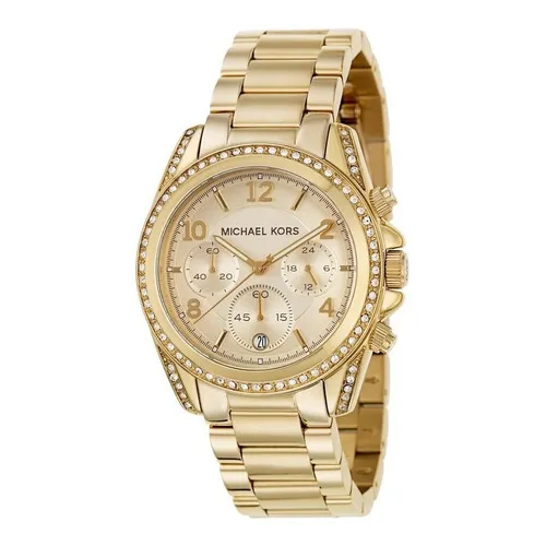 Rel贸gio Michael Kors 5166 Dourado Gold Foto 1