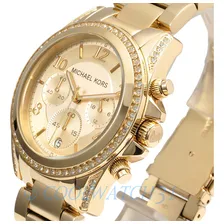 Rel贸gio Michael Kors 5166 Dourado Gold Foto mini 2