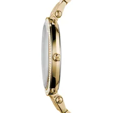 Rel贸gio Michael Kors Mk3191 Darci Glitz Pave Dourado Bizel Foto mini 3