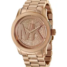 Rel贸gio Michael Kors Mk5661 Runway Original Rose Eua Foto mini 1