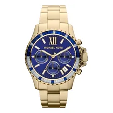 Rel贸gio Michael Kors Mk5754 Everest Dourado Azul Original Cor da correia Prateado Cor do bisel Prateado Foto mini 4