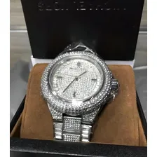 Rel贸gio Michael Kors Mk5869 Prata Svarowski Cravejado Foto mini 3