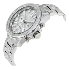 Rel贸gio Michael Kors Mk6317 Crystal Pave Swarovski Original Cor da correia Prateado Cor do bisel Prateado Cor do fundo Prateado Foto mini 2