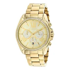 Rel贸gio Michael Kors Mk6538 Bradshaw Crystal Dourado Foto mini 1
