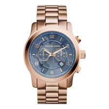 Rel贸gio Michael Kors Mk8358 Rose Azul Completo Original Foto mini 1