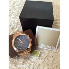 Rel贸gio Michael Kors Mk8358 Rose Azul Completo Original Foto mini 4