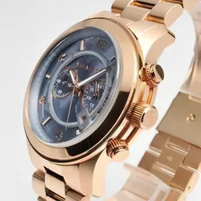 Rel贸gio Michael Kors Mk8358 Rose Azul Completo Original Foto mini 3