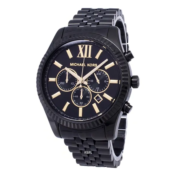 Relógio Michael Kors Mk8603 Lexington Preto Original Foto 1