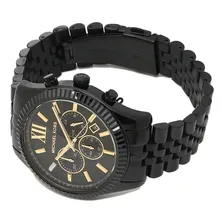 Relógio Michael Kors Mk8603 Lexington Preto Original Foto mini 4