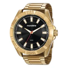 Rel贸gio Mondaine Dourado 53831g - A莽o, Quartzo, 50m 脕gua Foto mini 1