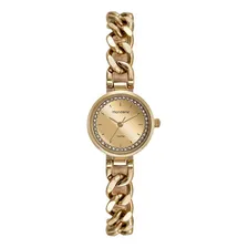 Relógio Mondaine Feminino Pulseira Aço Dourado 32613lpmvde1 Foto  mini 1