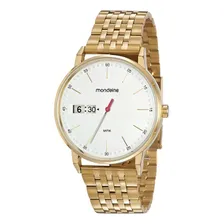 Relógio Mondaine Masculino Dourado Calendário 32224gpmvde1 Foto  mini 1