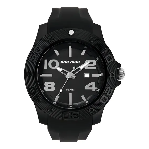 Rel贸gio Mormaii Masculino Urban Preto Foto 1