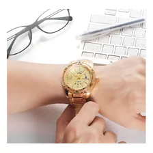 Relogio Naviforçe Masculino Esportivo Pulseira Aço Nav9117* Foto  mini 1