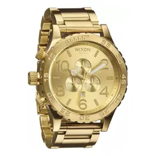 Relogio Nixon 51-30 Chrono Dourado Gold Original Foto mini 3
